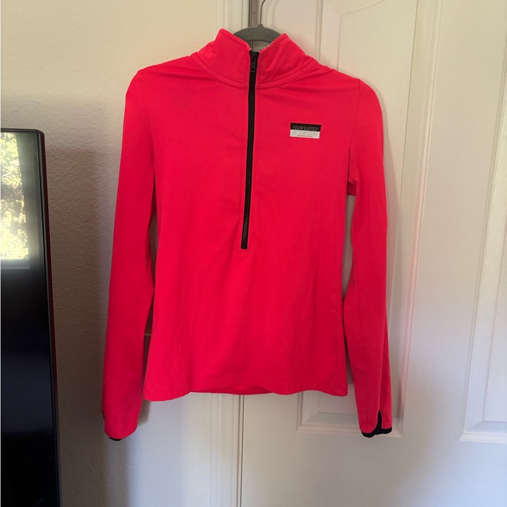 Pink Victoria’s Secret Half Zip Sweater